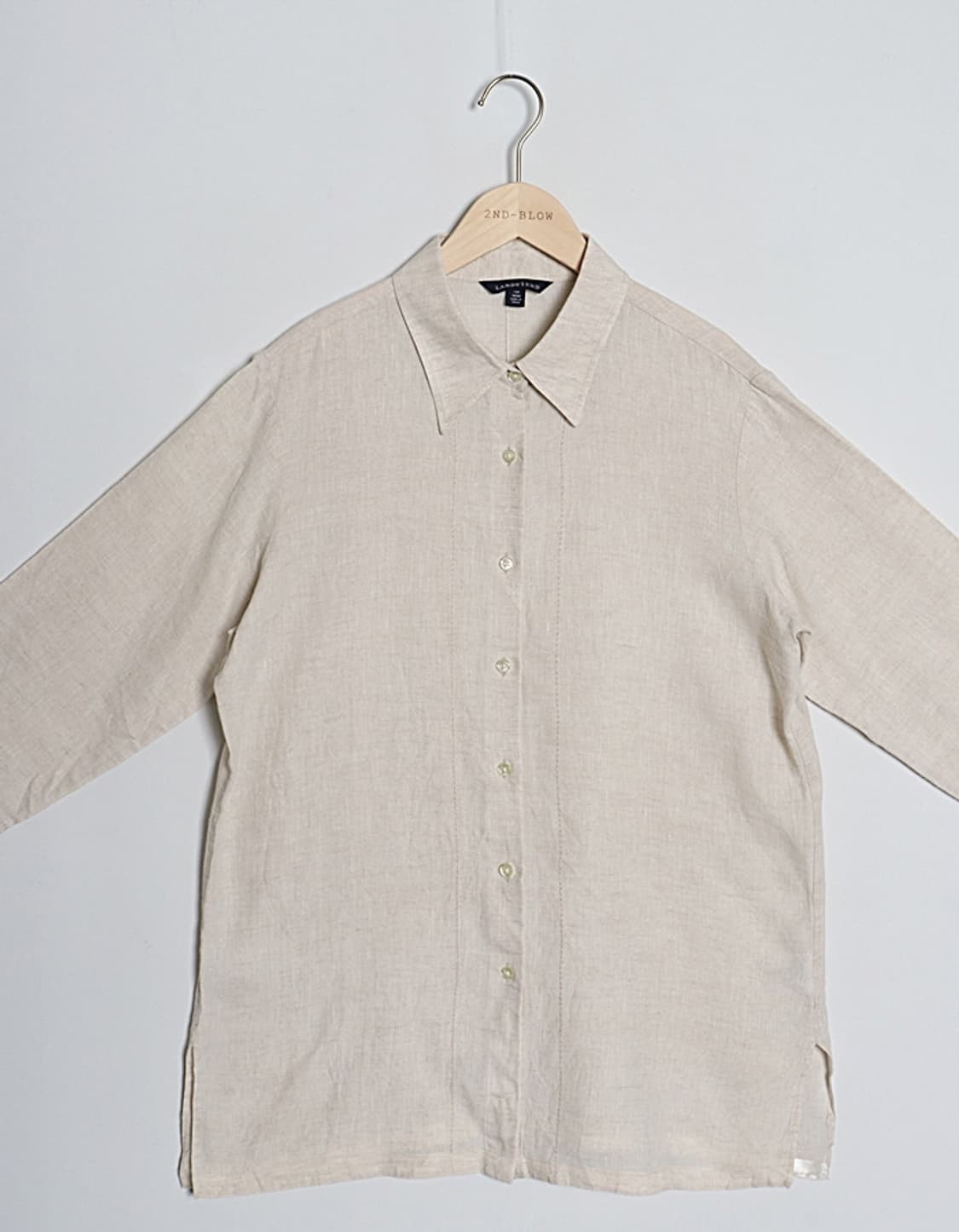 LANDS'END Loose-Fit Linen Shirts 상품이미지2
