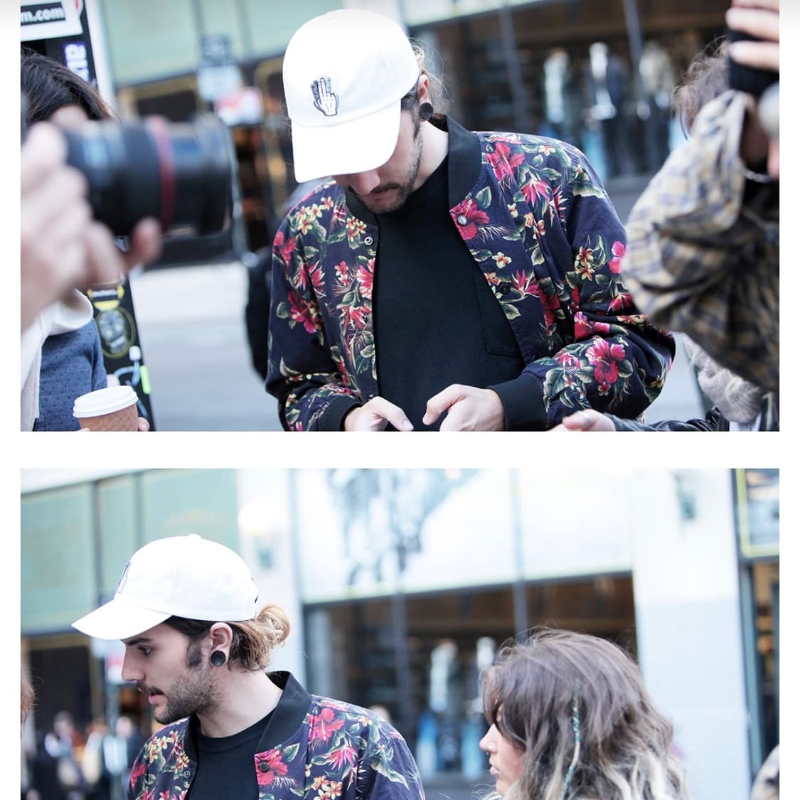 바이브레이트 볼캡 화이트 상품이미지2