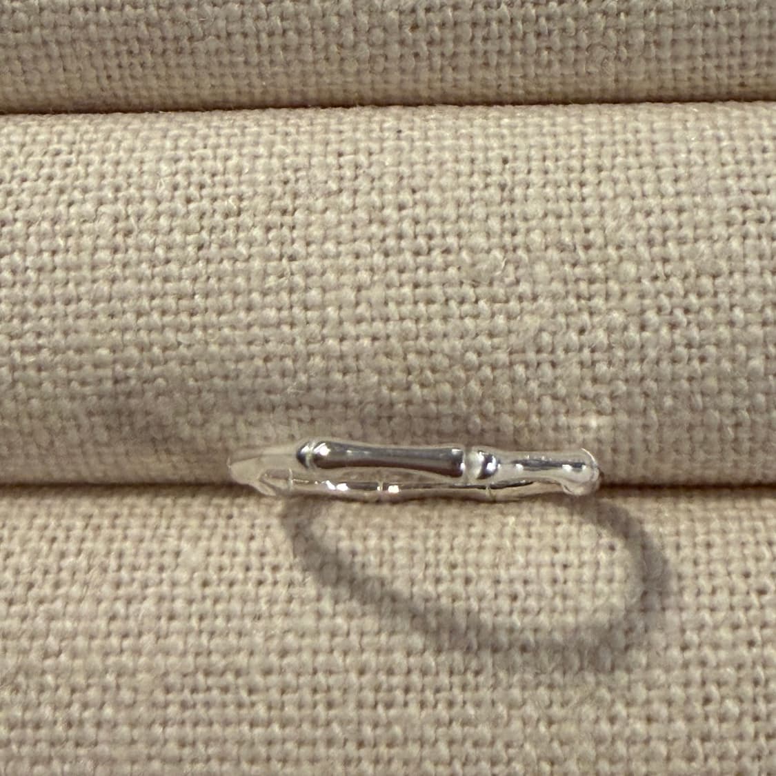 새상품 여성 오픈링 대나무 반지 은반지 실버링 상품이미지6