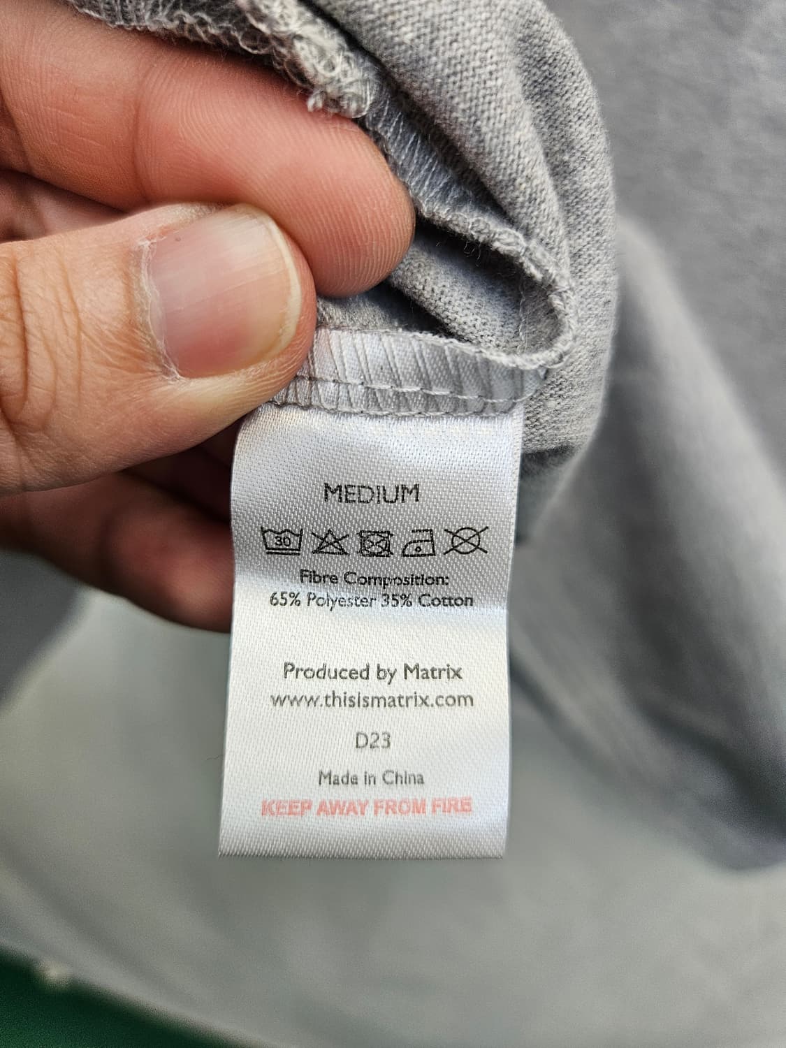 The White Company London 브이넥 그레이 티셔츠 상품이미지6