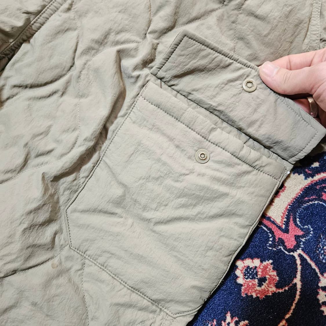 카이아크만 22fw 누빔 패딩 밴딩 팬츠 32~34size 상품이미지3