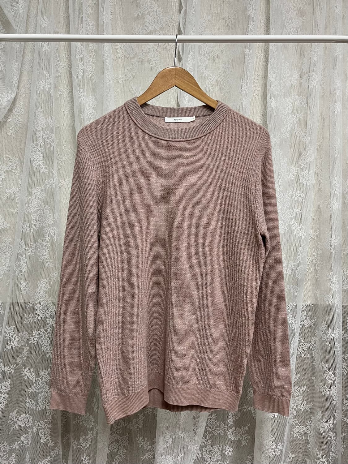 95) 19SS 시리즈 에피그램 니트 인디핑크 상품이미지1