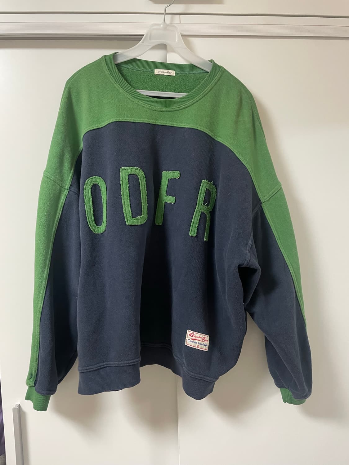 오버듀플레어 ODFR 맨투맨 (슬기 착용) 상품이미지5