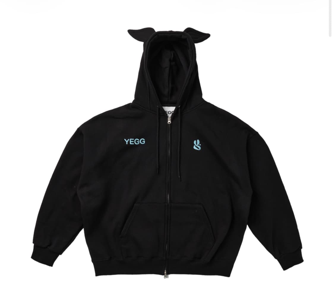 예그 후드집업 black L사이즈 상품이미지1