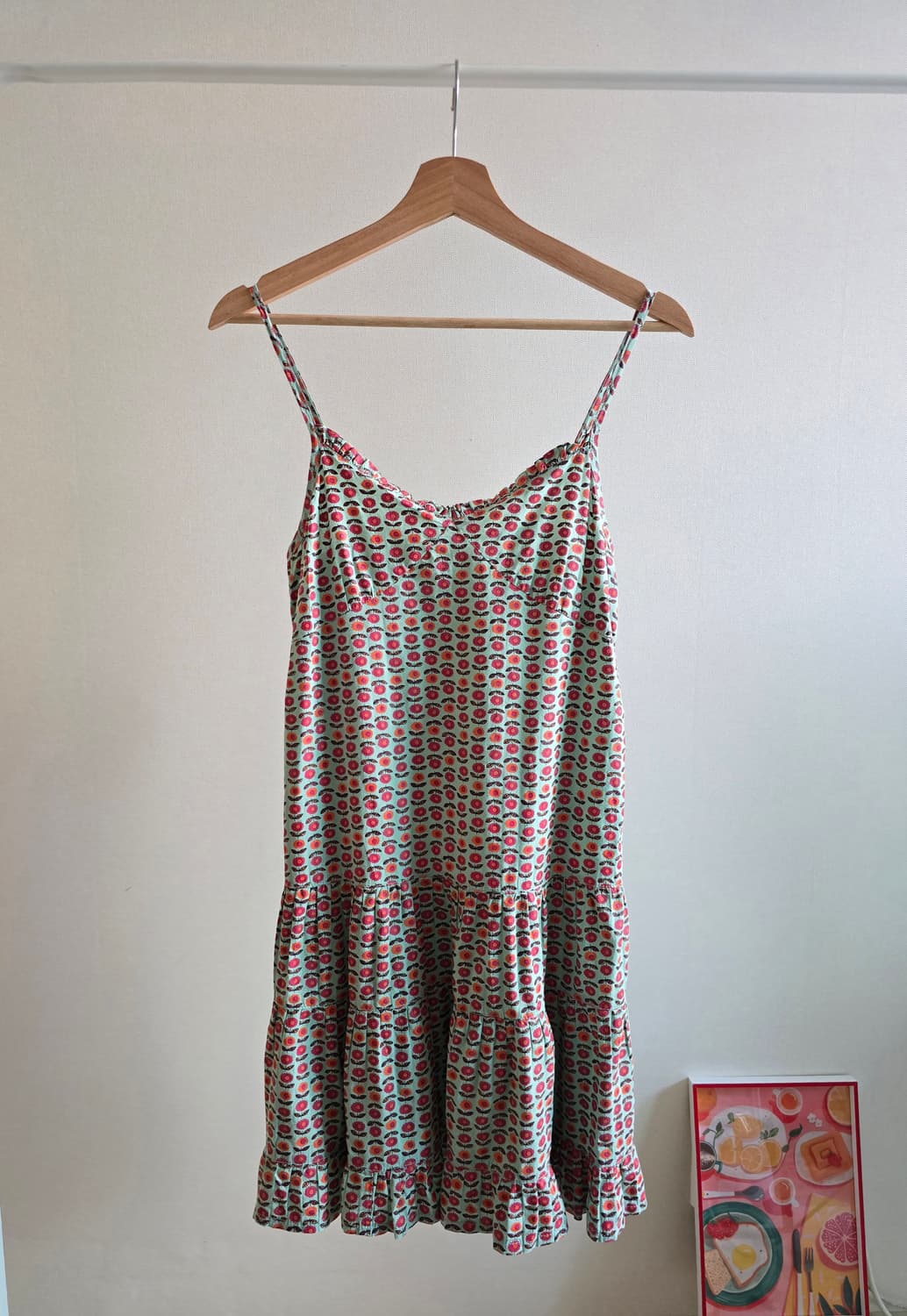 Catedral Slip Dress with Frill Hem 상품이미지1