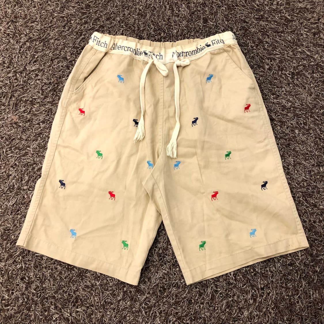 아베크롬비 로고 반바지 상품이미지1