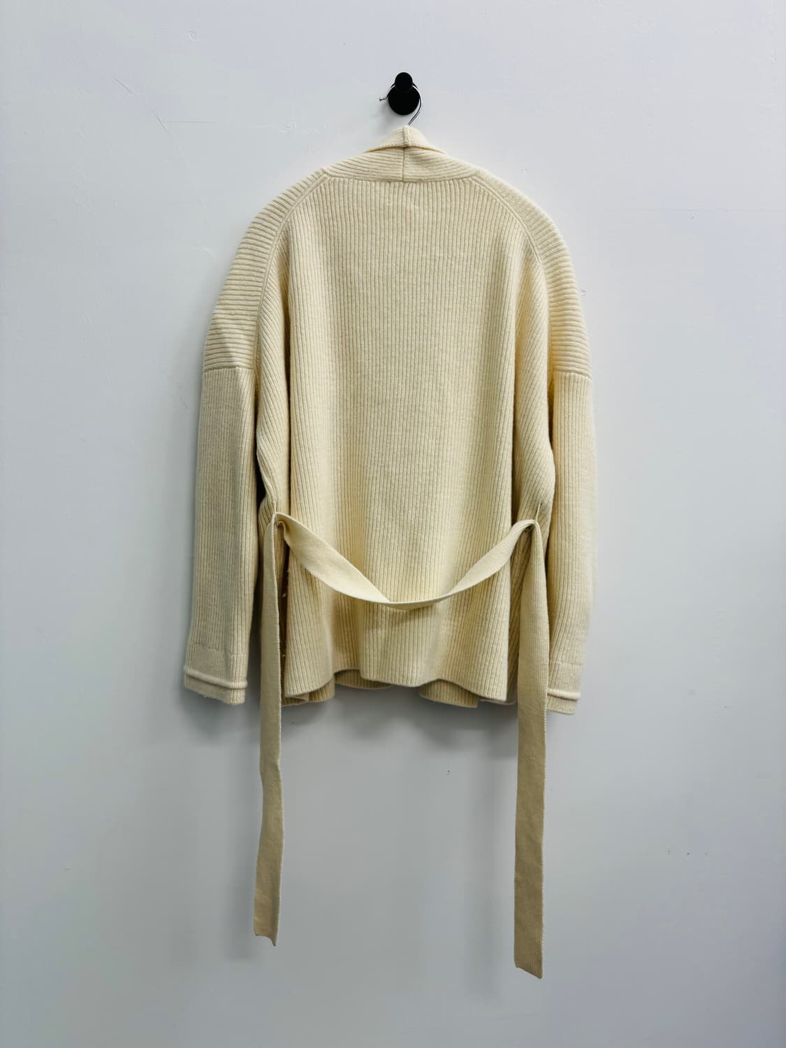 UMER(유메르) 프리미엄 울 & 캐시미어 리브드 로브 가디건 상품이미지4