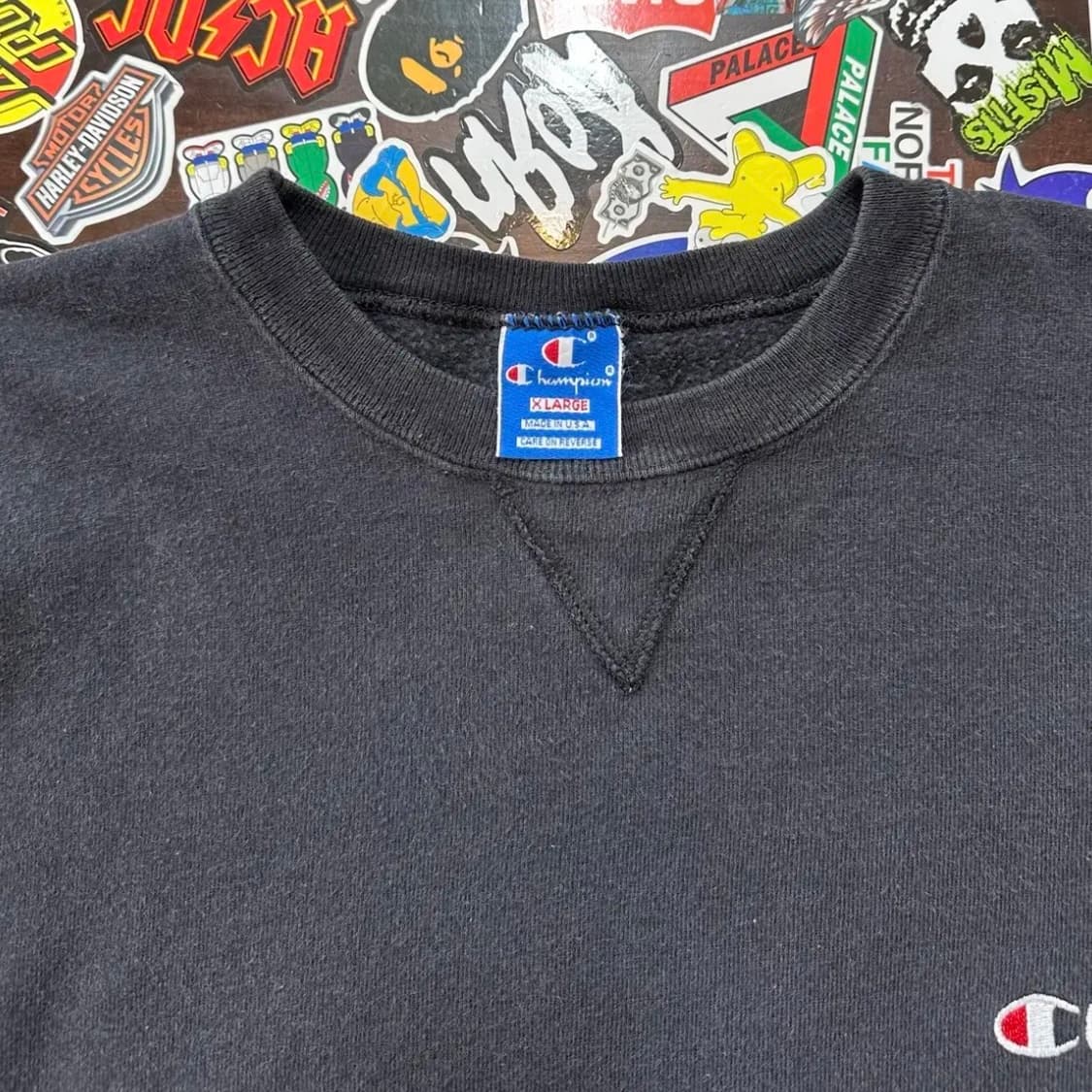 90s USA 챔피온 블랭크 스웻셔츠 XL 상품이미지5