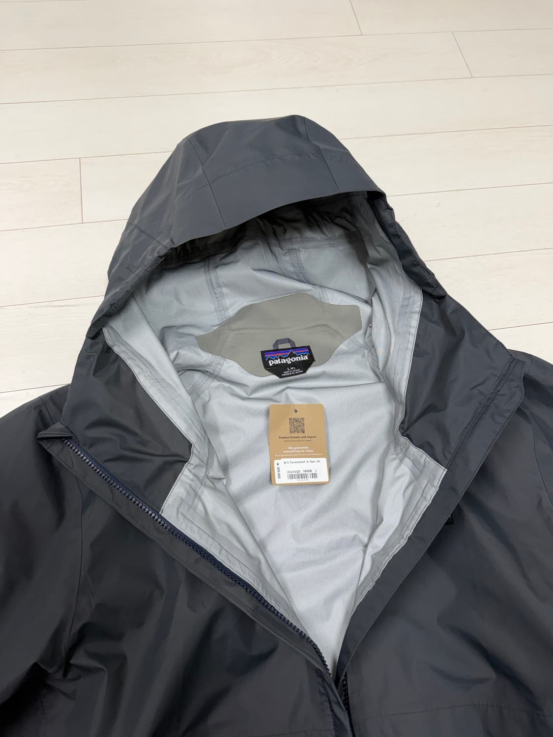 파타고니아 토렌쉘  스몰더블루 L 사이즈  상태 9.7/10  크림에서도 상품이미지4