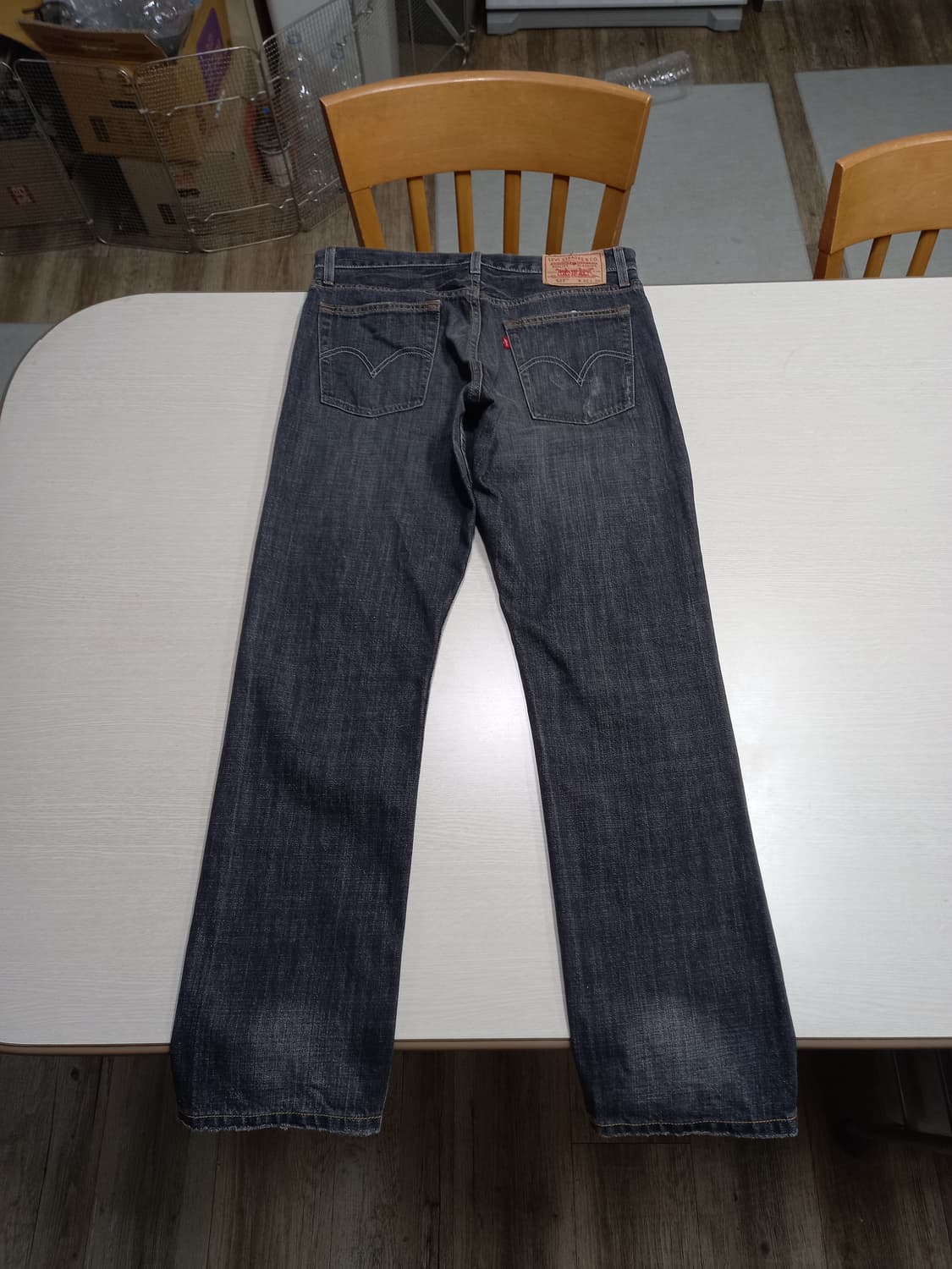 32 리바이스527 워싱 일자진 다크그레이 32-294 상품이미지2