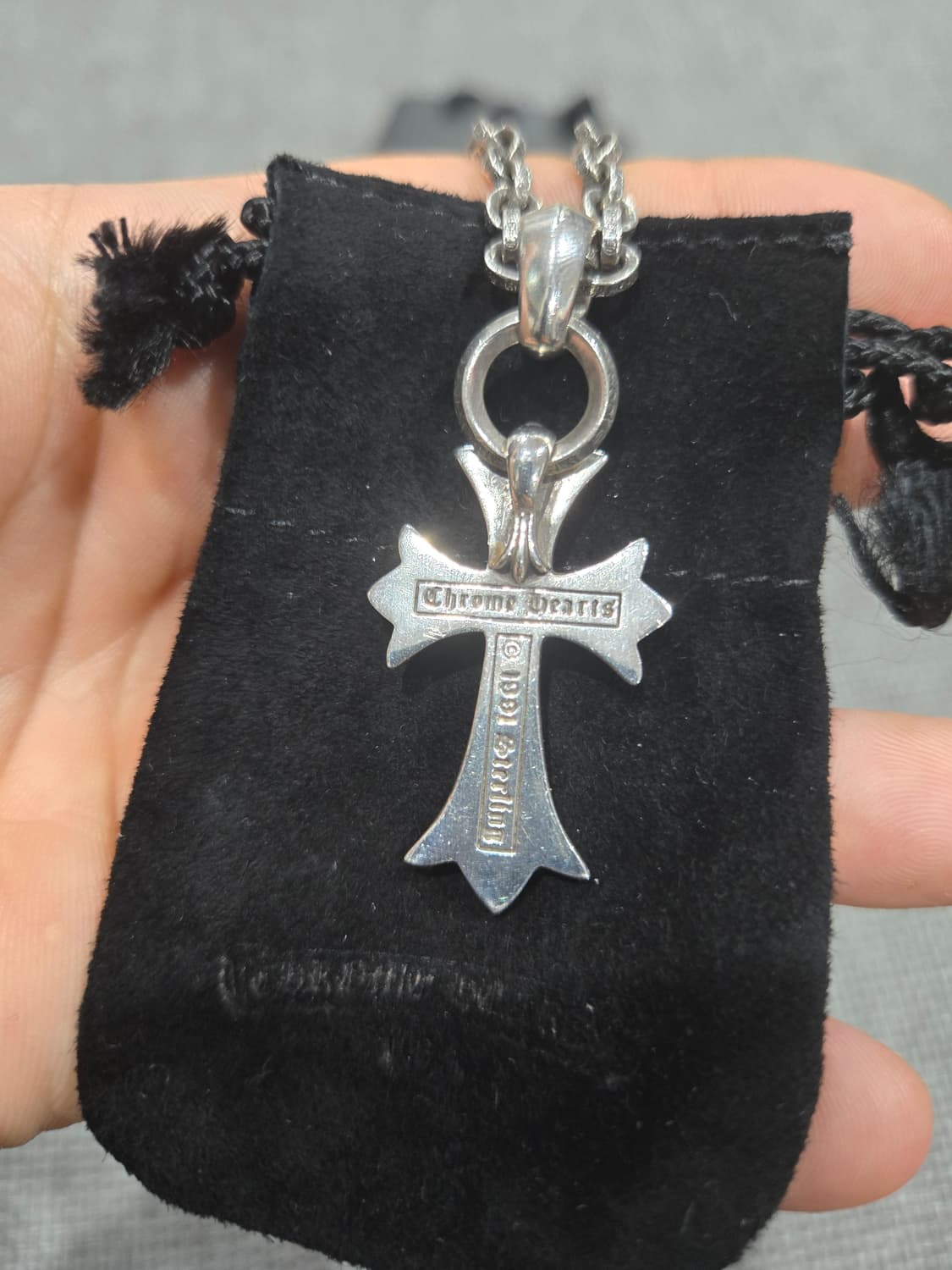 크롬하츠 크로스위드베일X페이퍼체인(정품) 상품이미지4