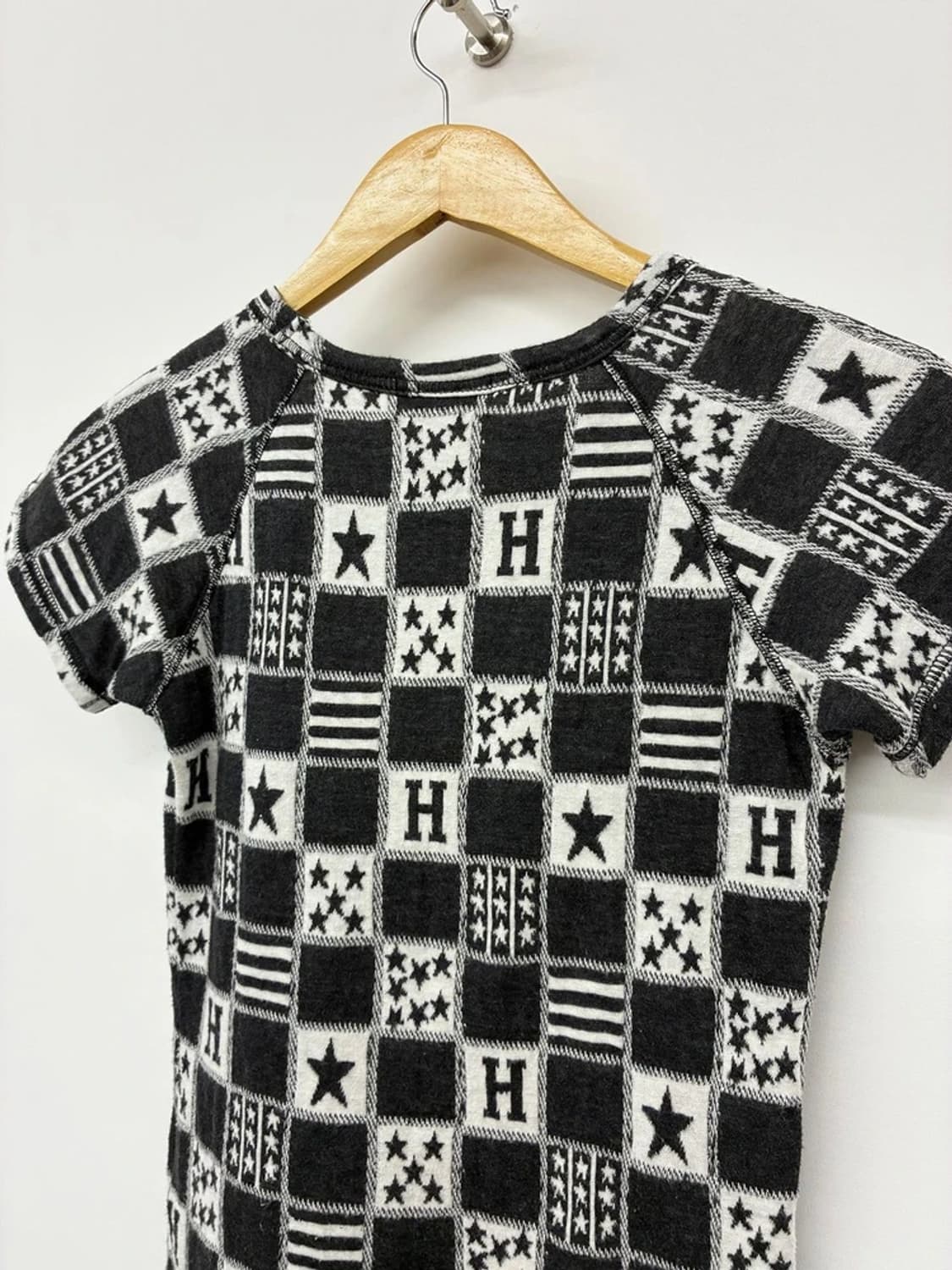 히스테릭글래머 90‘s 스타 태리 반팔 니트 PN9761 상품이미지5