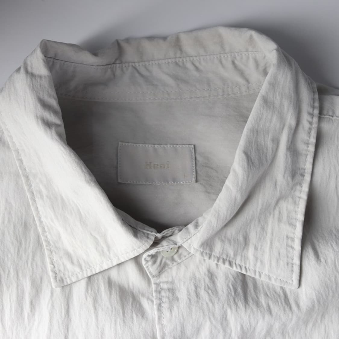 헤이 RN 나일론 혼방 오버핏 반팔 셔츠 F 상품이미지5