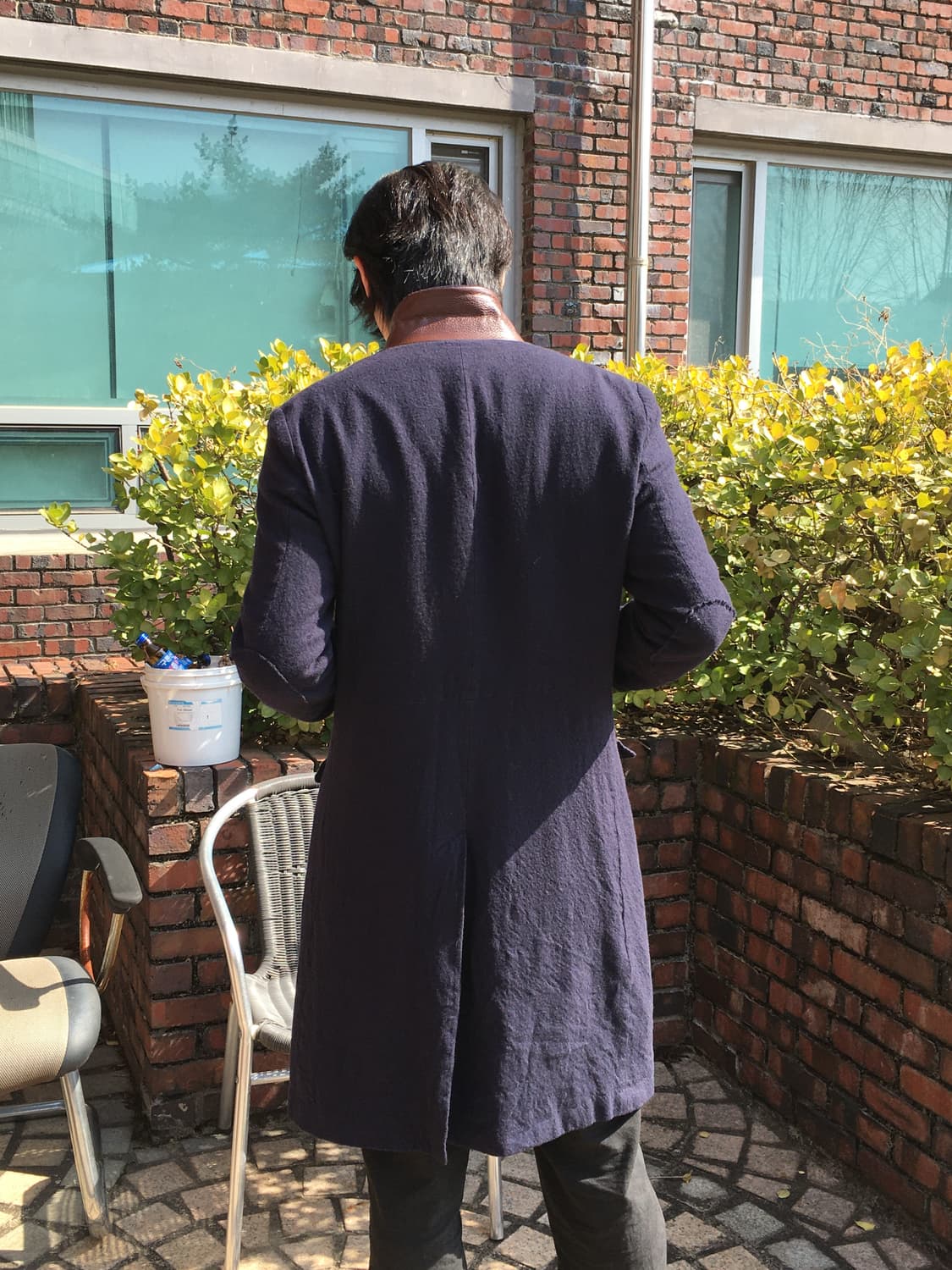 언더커버 축융 울 코트 상품이미지3