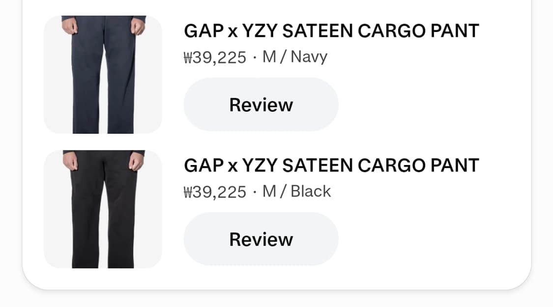 M/이지갭 사틴카고 블랙 상품이미지5