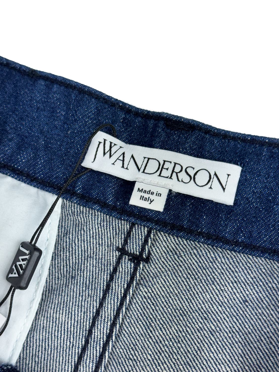 JW 앤더슨 로고 그리드 턴업 워크웨어 진 (새상품) 상품이미지3