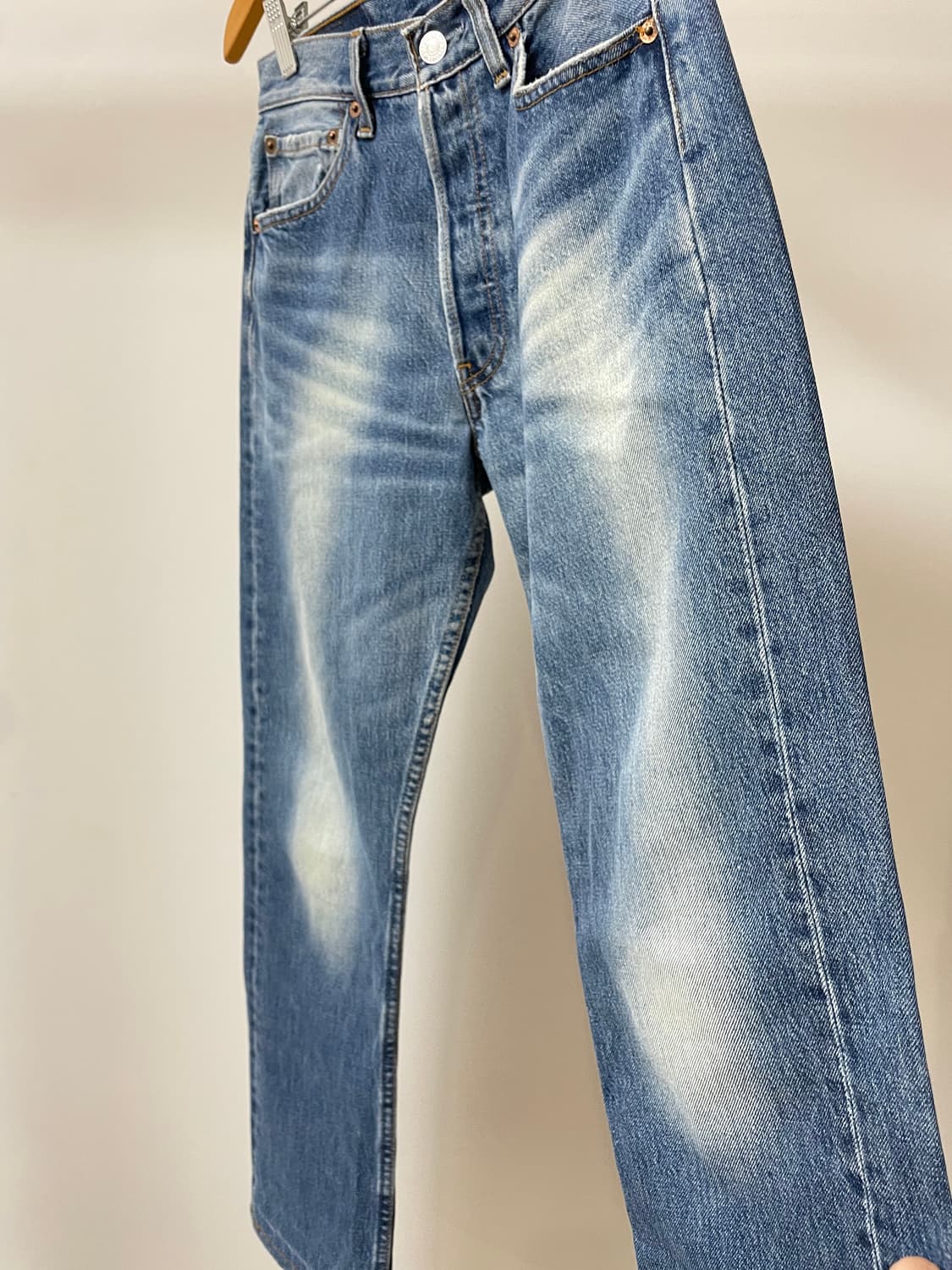 (27) levis 리바이스501 워싱 데님팬츠 상품이미지2