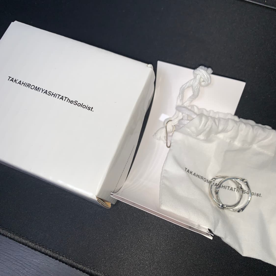 [US8.5] 더 솔로이스트 본 듀얼 링 상품이미지6