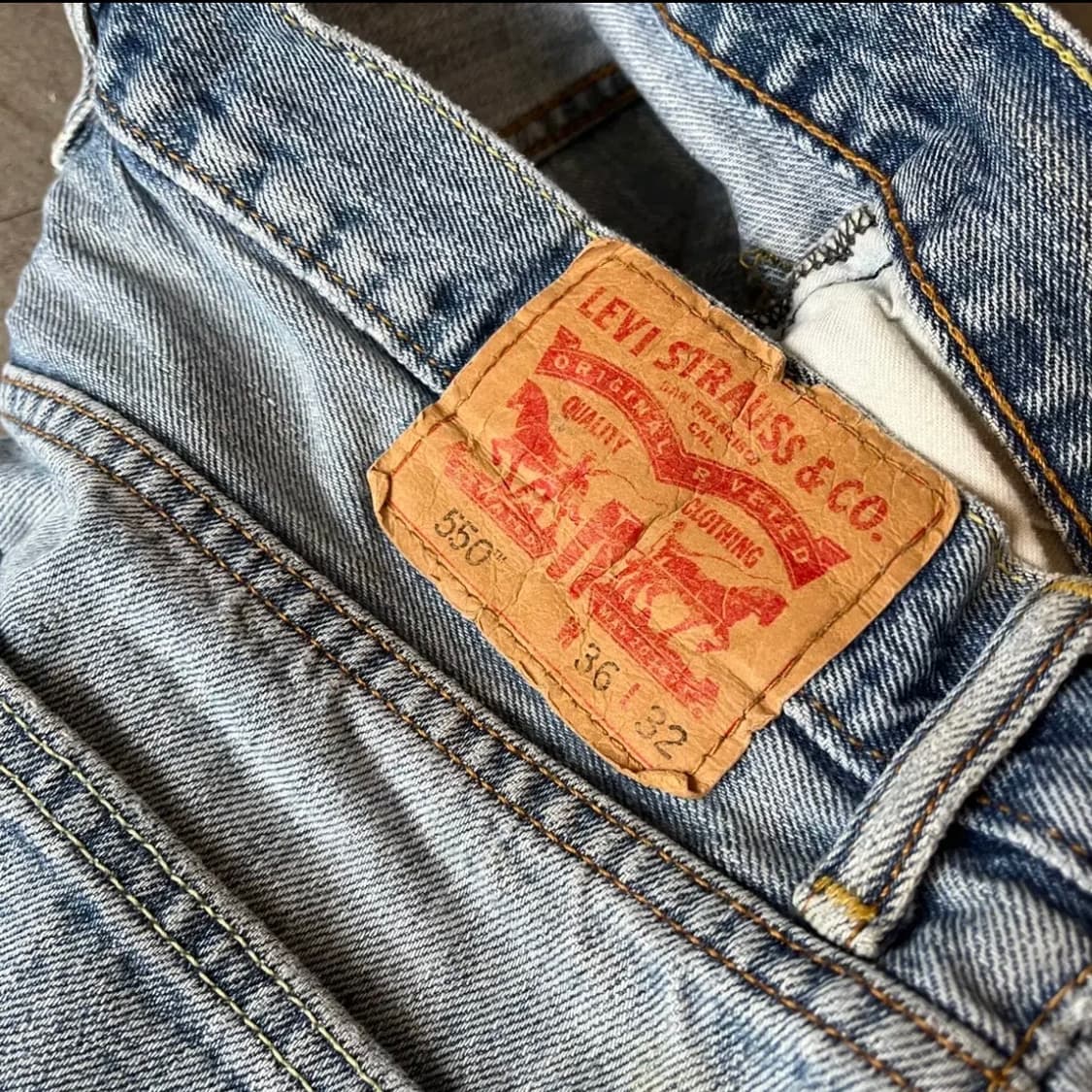 리바이스 정품 550 데님 청 바지 팬츠 상품이미지6