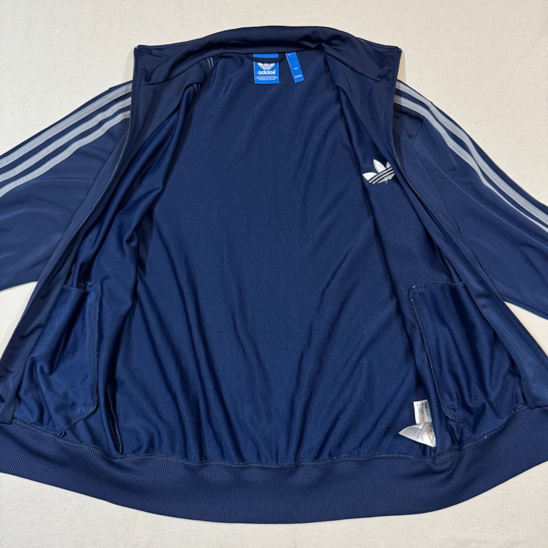 105) 아디다스 파이어버드 네이비 삼선 져지 트랙탑 집업 상품이미지5