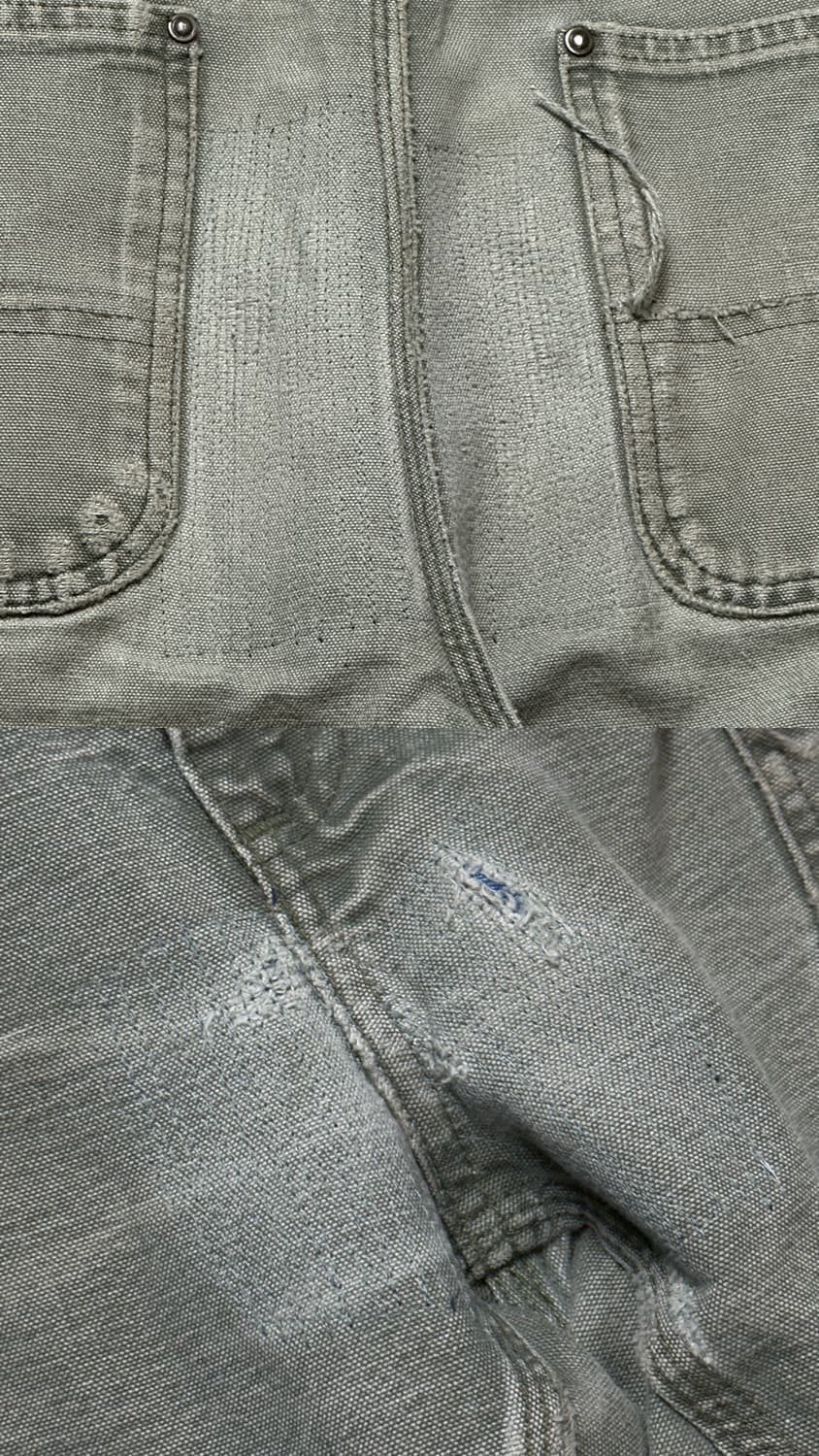 OG 칼하트 B136 더블니 MOS 칼하트 썩블니 모스그린 상품이미지10