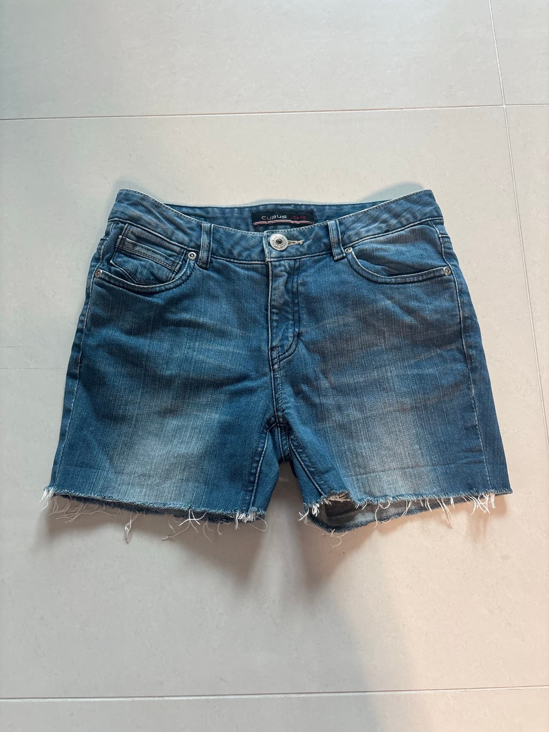 잠뱅이 바지 데님 반바지 잠뱅이 반바지 데님 숏팬츠 상품이미지1