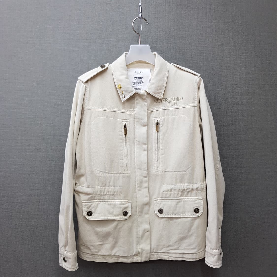 베르니스 2021 코튼 밀리터리 자켓 79-86-160사이즈 상품이미지1