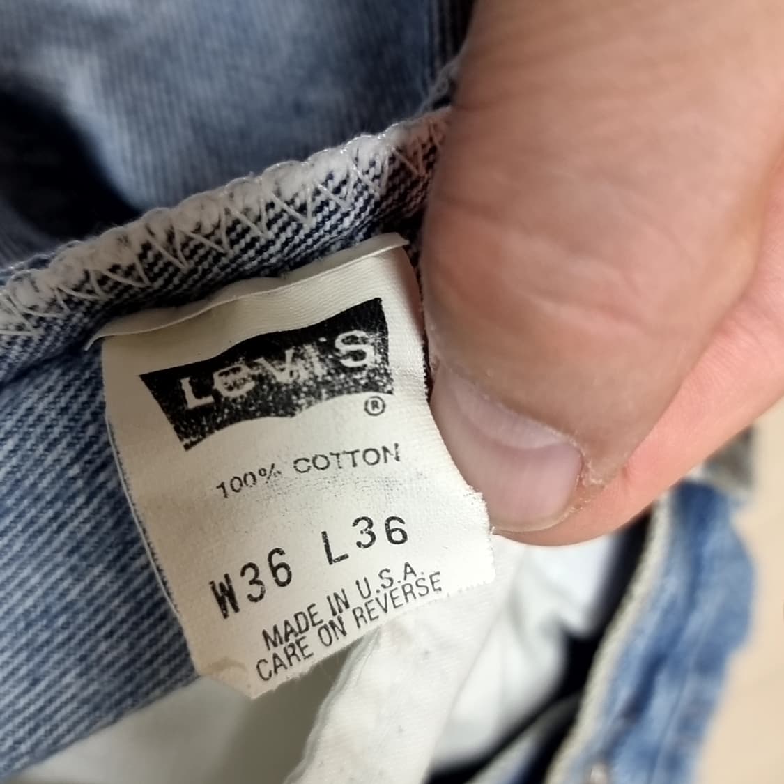 미제 usa 90s 리바이스 501(실측) 상품이미지7