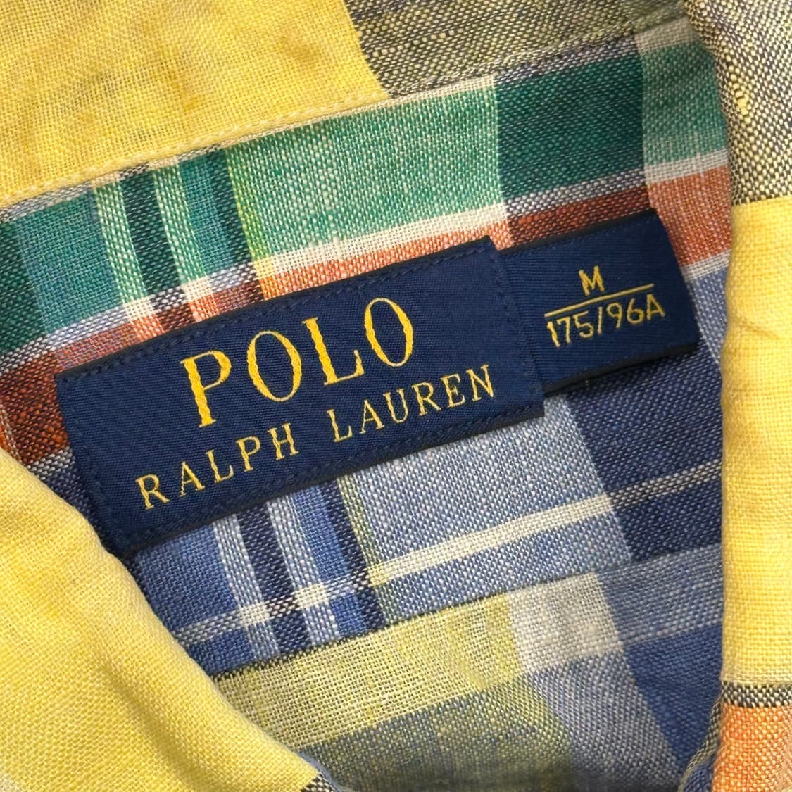 M 폴로랄프로렌 린넨 체크 셔츠 0331  상품이미지4