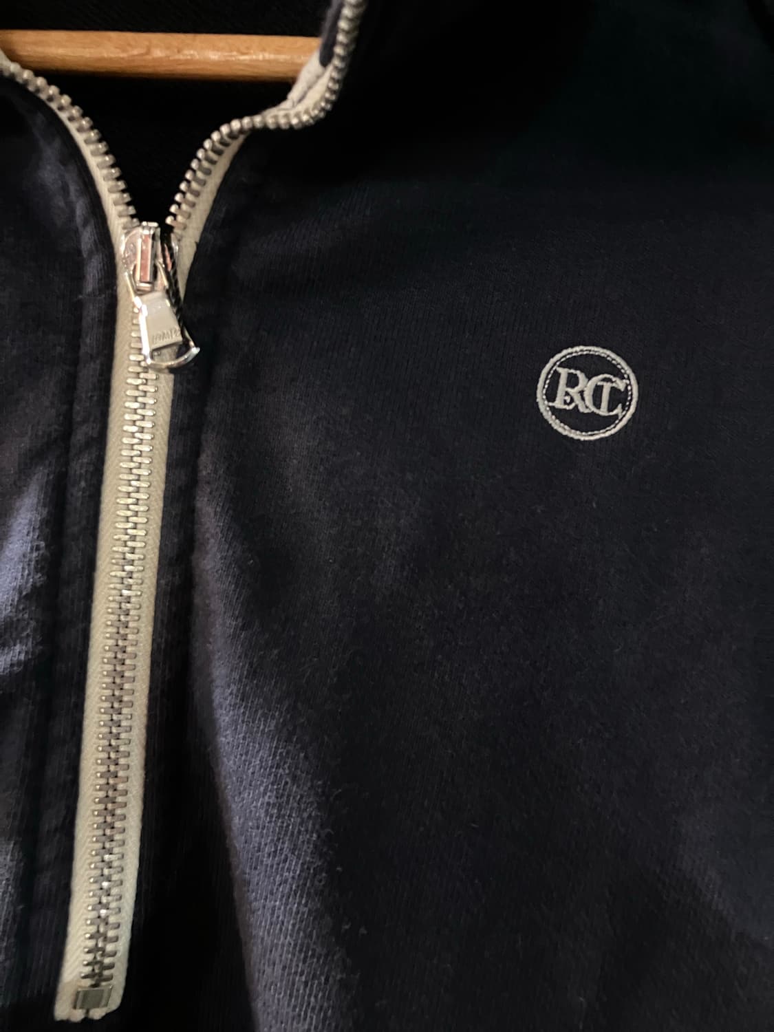 렉토 네이비 하프집업 맨투맨 상품이미지2