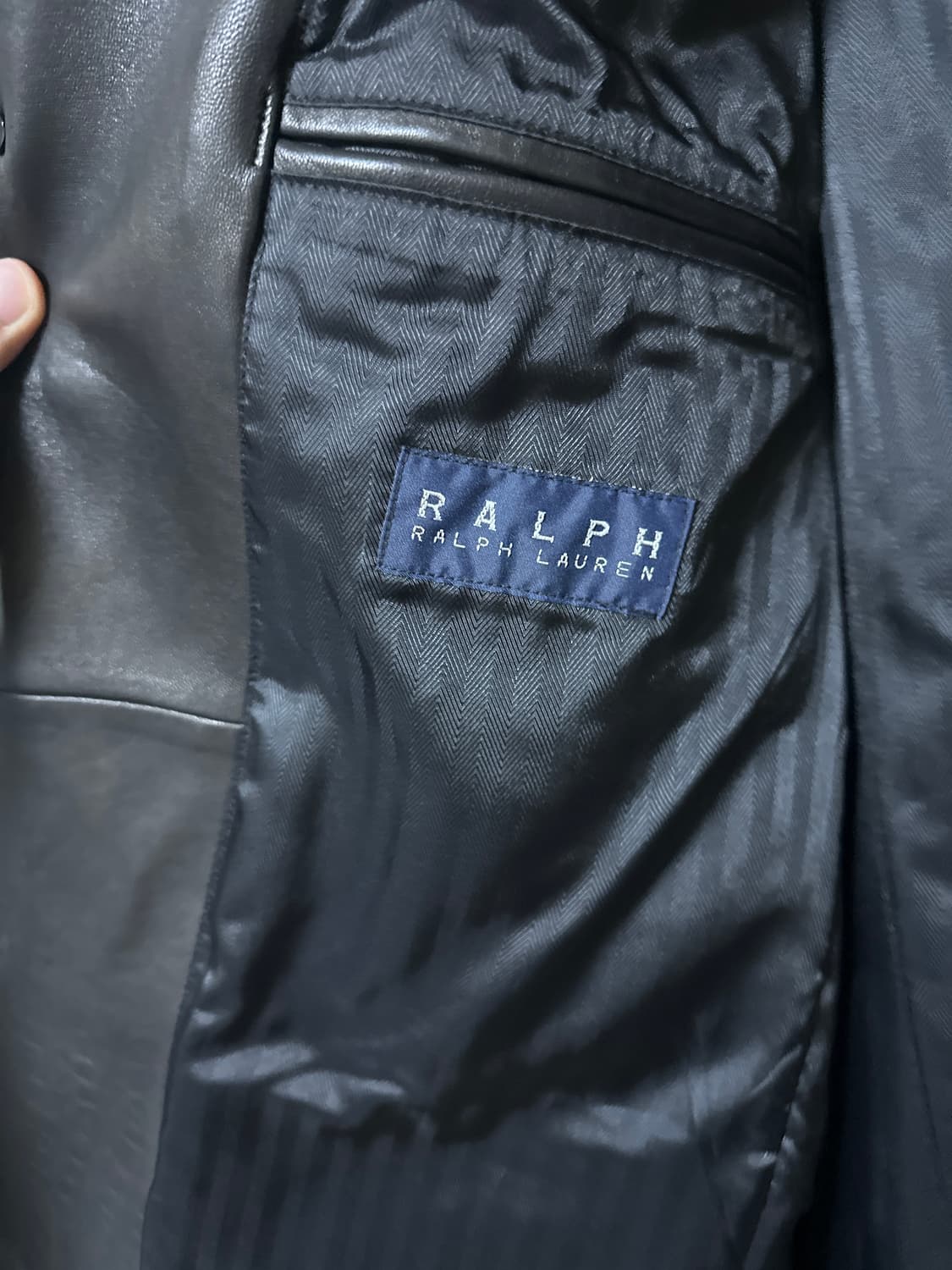 [48L] 랄프로렌 램스킨 양가죽 3버튼 블레이저 상품이미지7