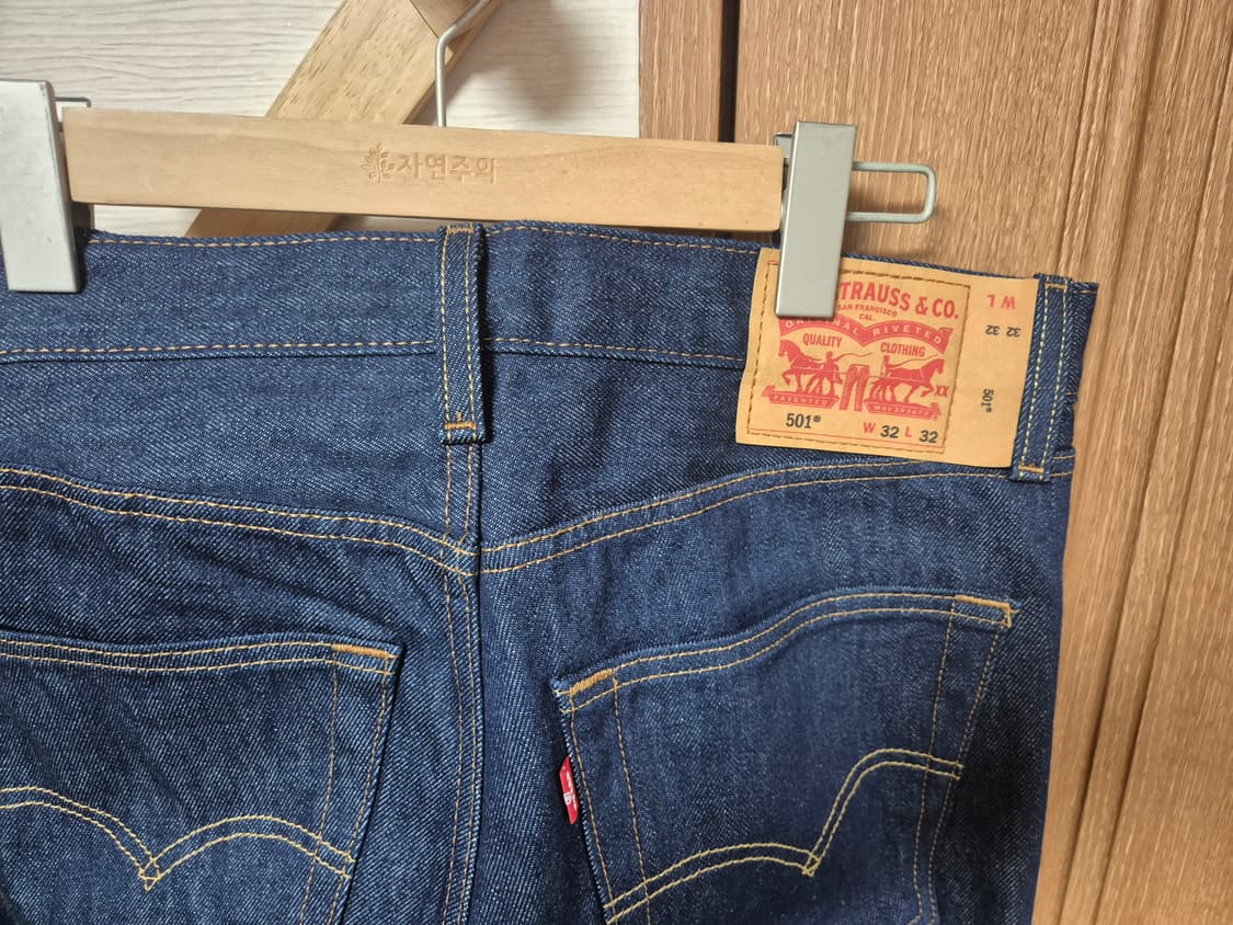 리바이스 501 리지드 데님 32x32 상품이미지3