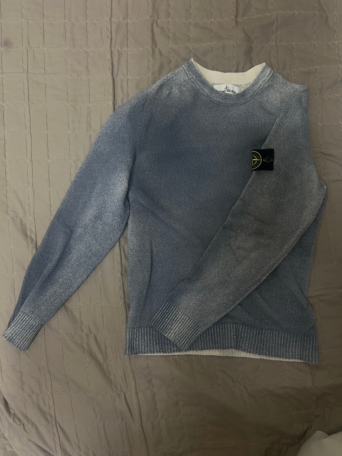 스톤 아일랜드 핸드스프레이 크루넥 니트 상품이미지3