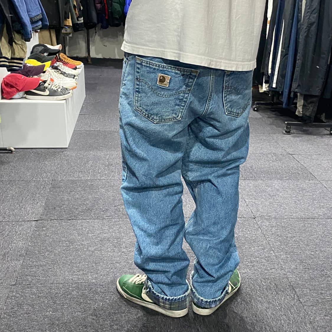 90’s 칼하트 워크 데님팬츠 상품이미지4