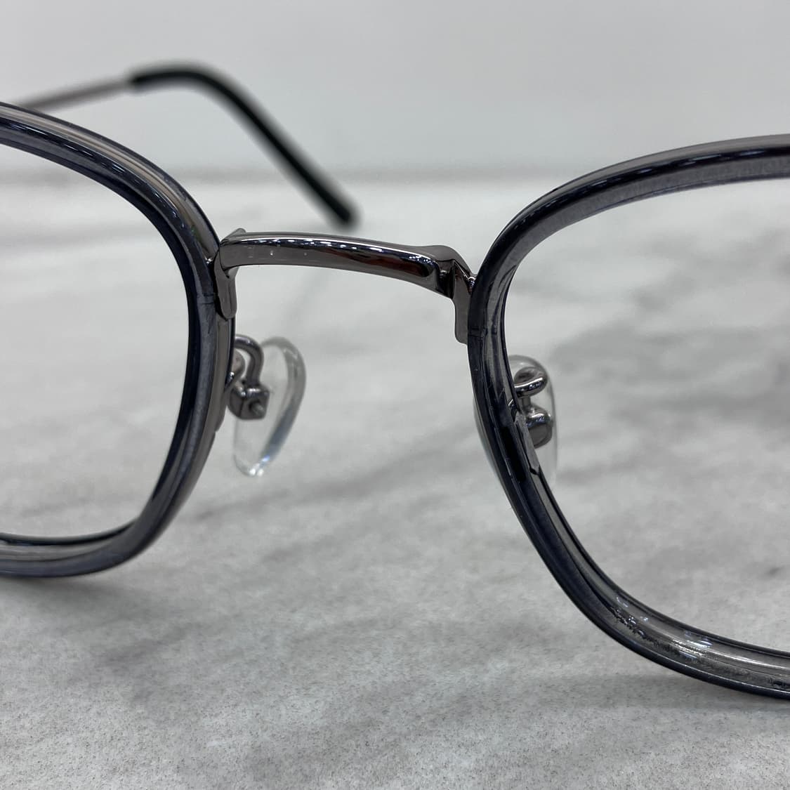 C57 PBL 그레이 실버 솔텍스 웰링턴 메탈테 안경 상품이미지5