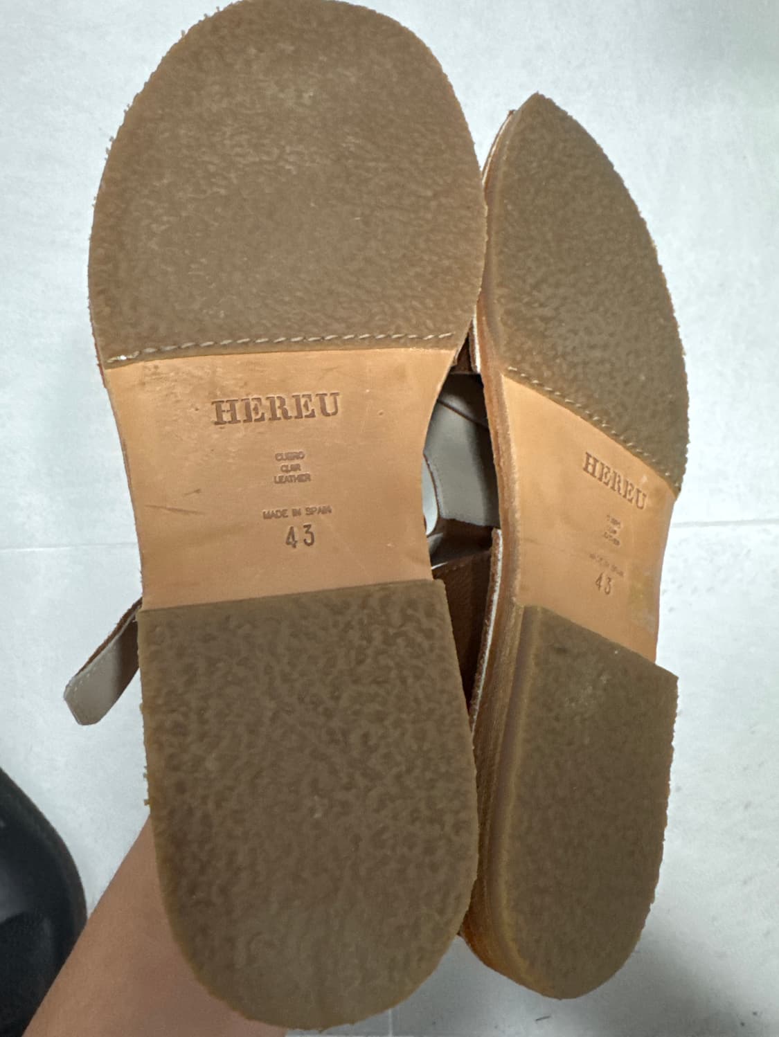 Hereu 샌들 브라운 43사이즈 상품이미지2
