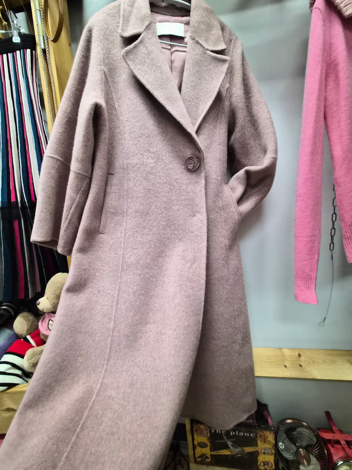 지고트 캐시미어 벌룬 입체 핸드메이드 롱코트 상품이미지5