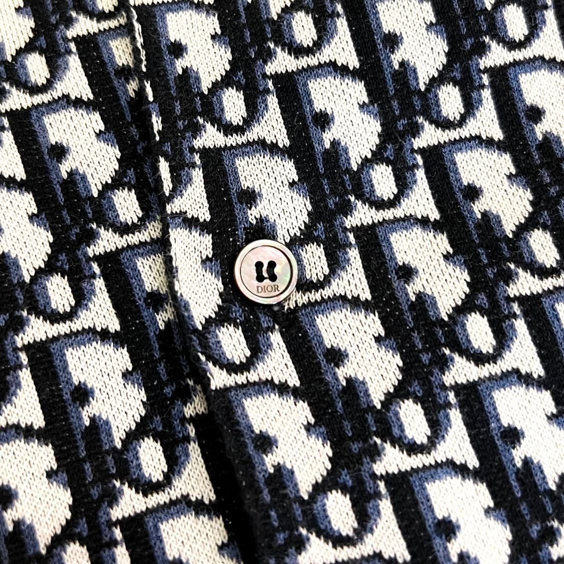 [XL] 디올 오블리크 니트 셔츠 자켓 상품이미지6