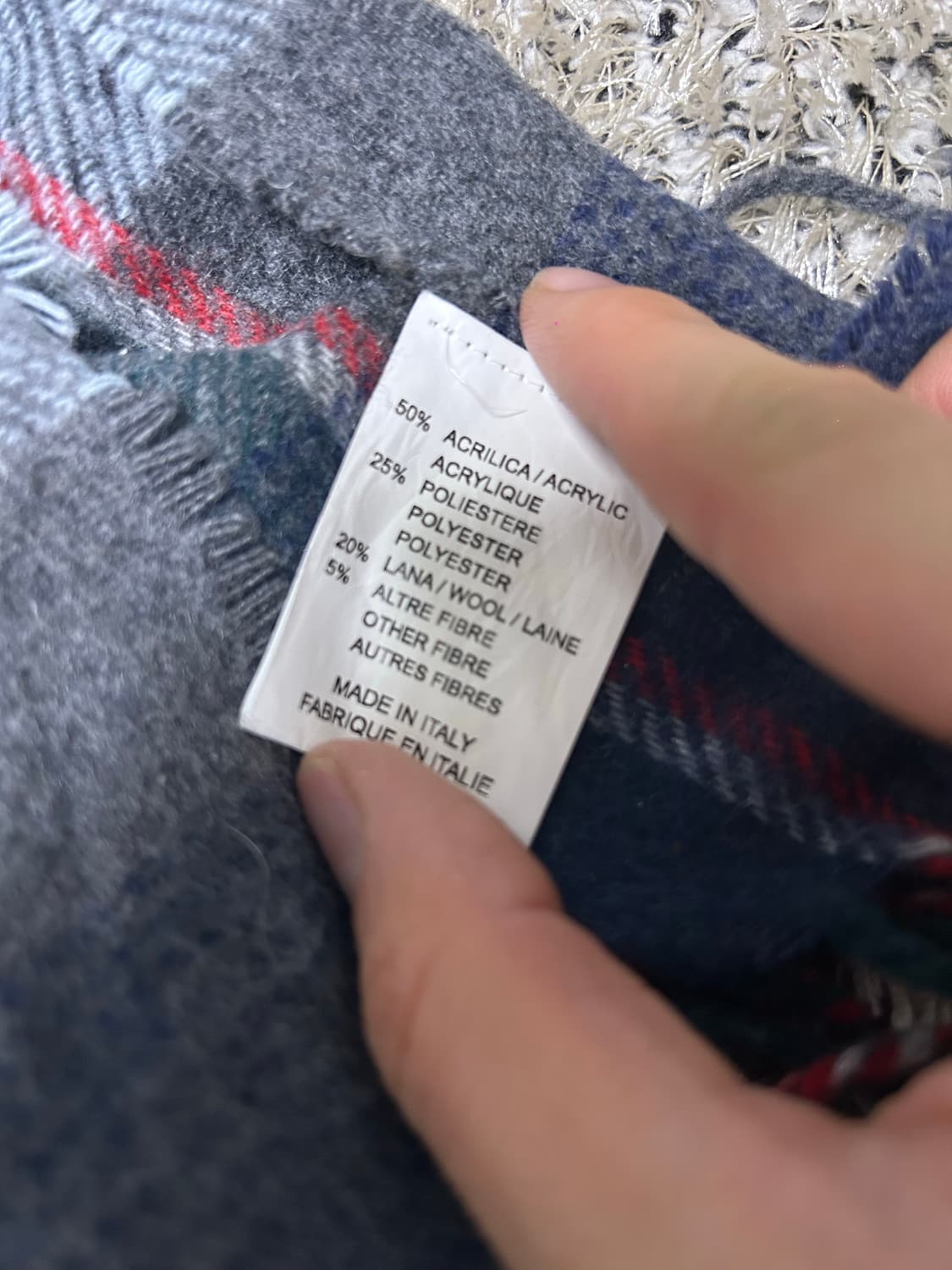 이태리제 JAMES STRIDE 울 목도리 상품이미지4