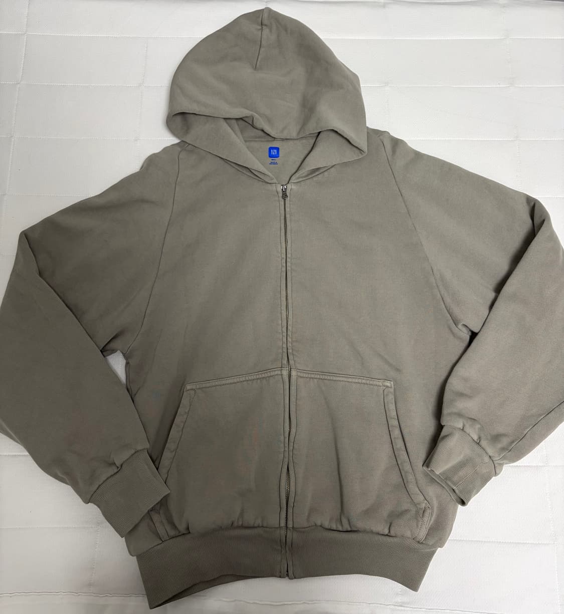 이지 후드집업 그레이 S 판매합니다 상품이미지1