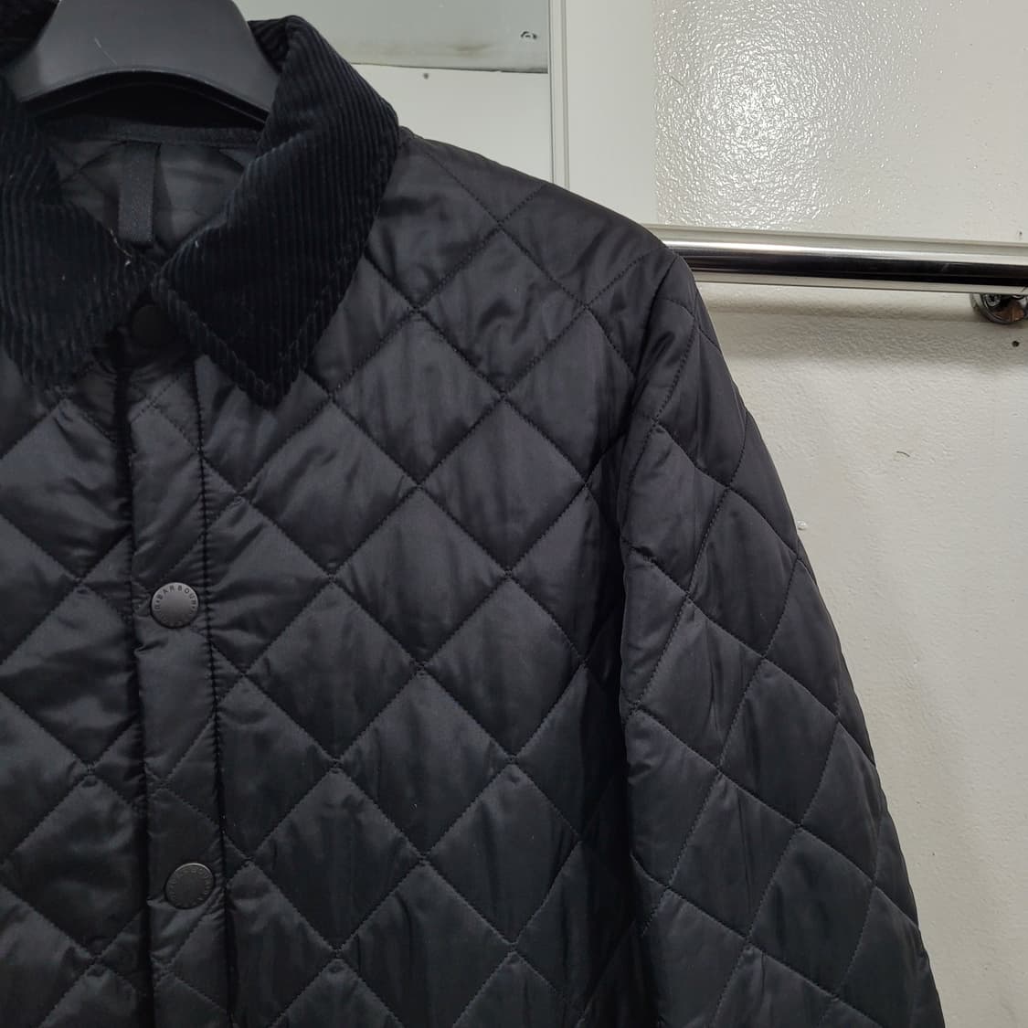 바버 퀼팅점퍼 M 상품이미지4