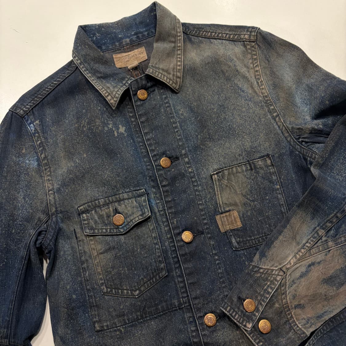 [S] 폴로 데님앤서플라이 워싱 포켓 데님 워크 자켓 D441 상품이미지3