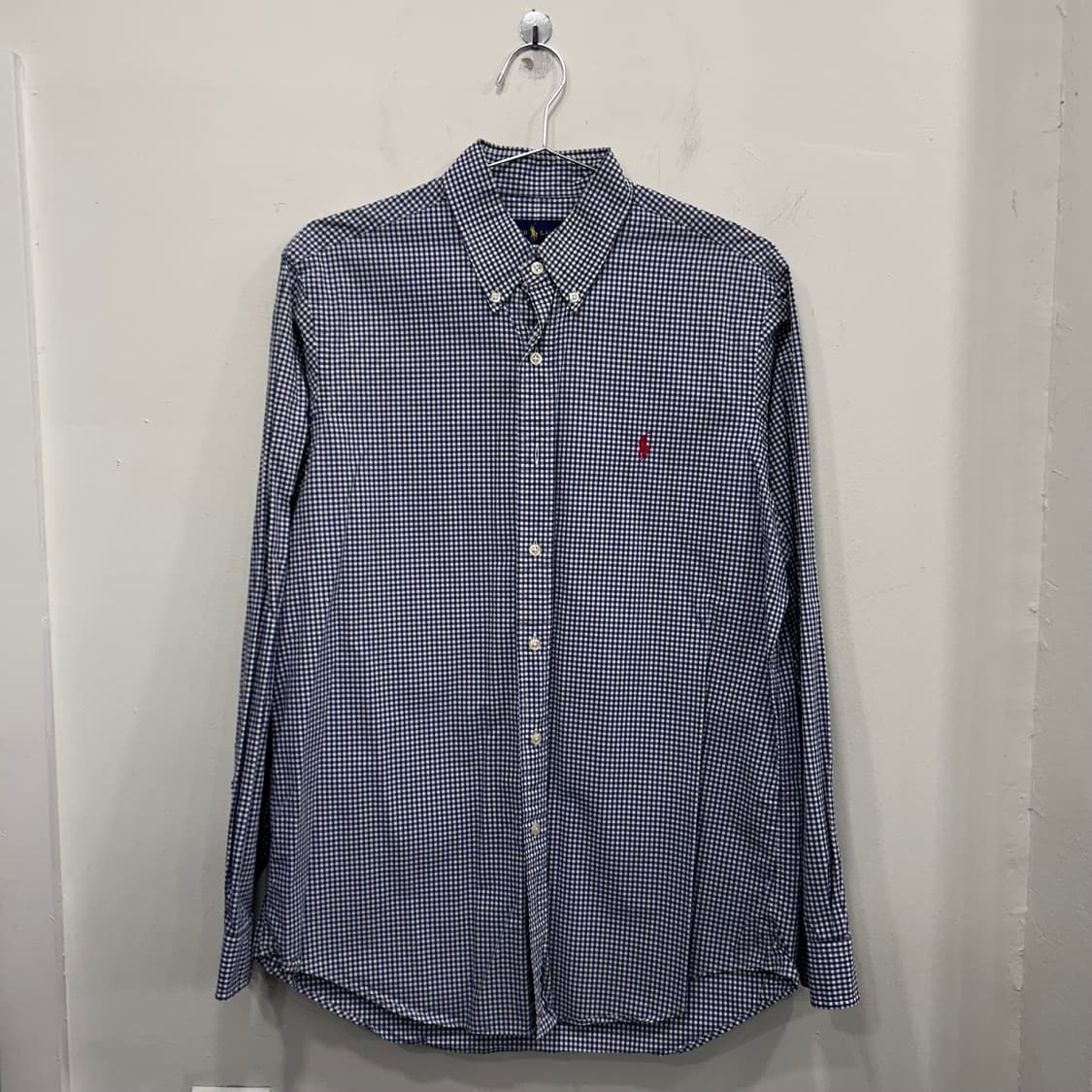 폴로 랄프로렌 스몰포니 깅엄 체크 코튼 셔츠 상품이미지2