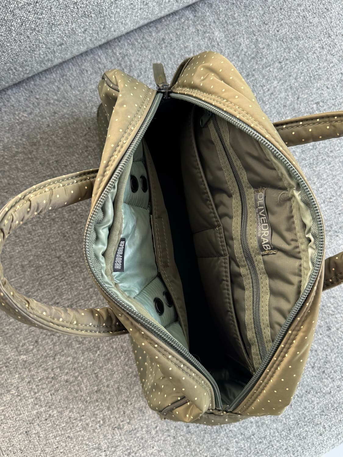 Head Porter Brownie Boston bag (olive) 상품이미지9
