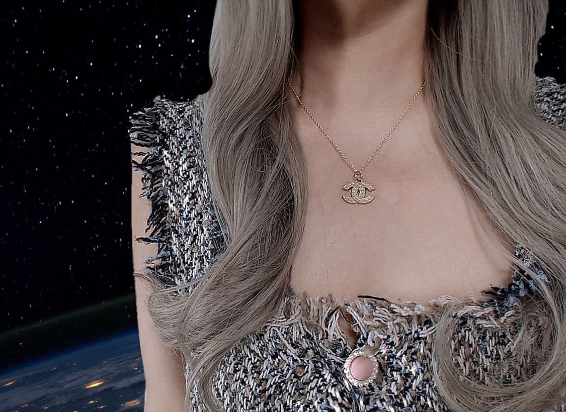 ❗기간세일 [chanel] 샤넬 빈티지 정품 참단추 업사이클링 목걸이 상품이미지4