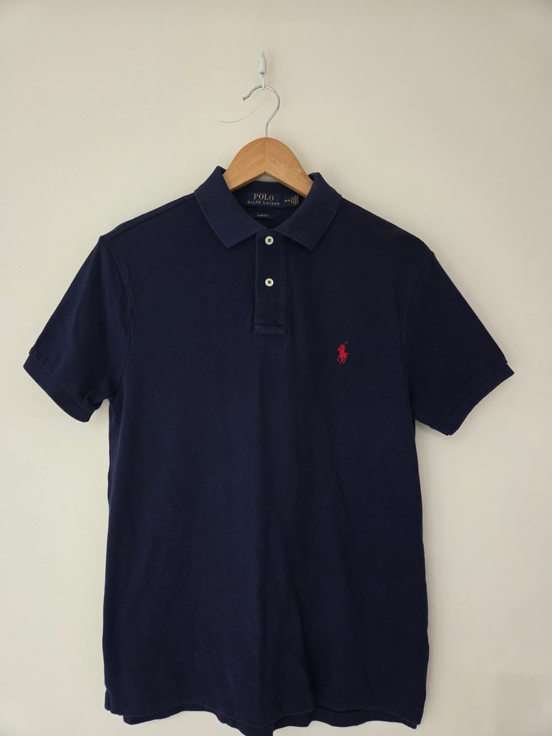 폴로랄프로렌 네이비 반팔카라티(레드포니,95사이즈) 상품이미지2