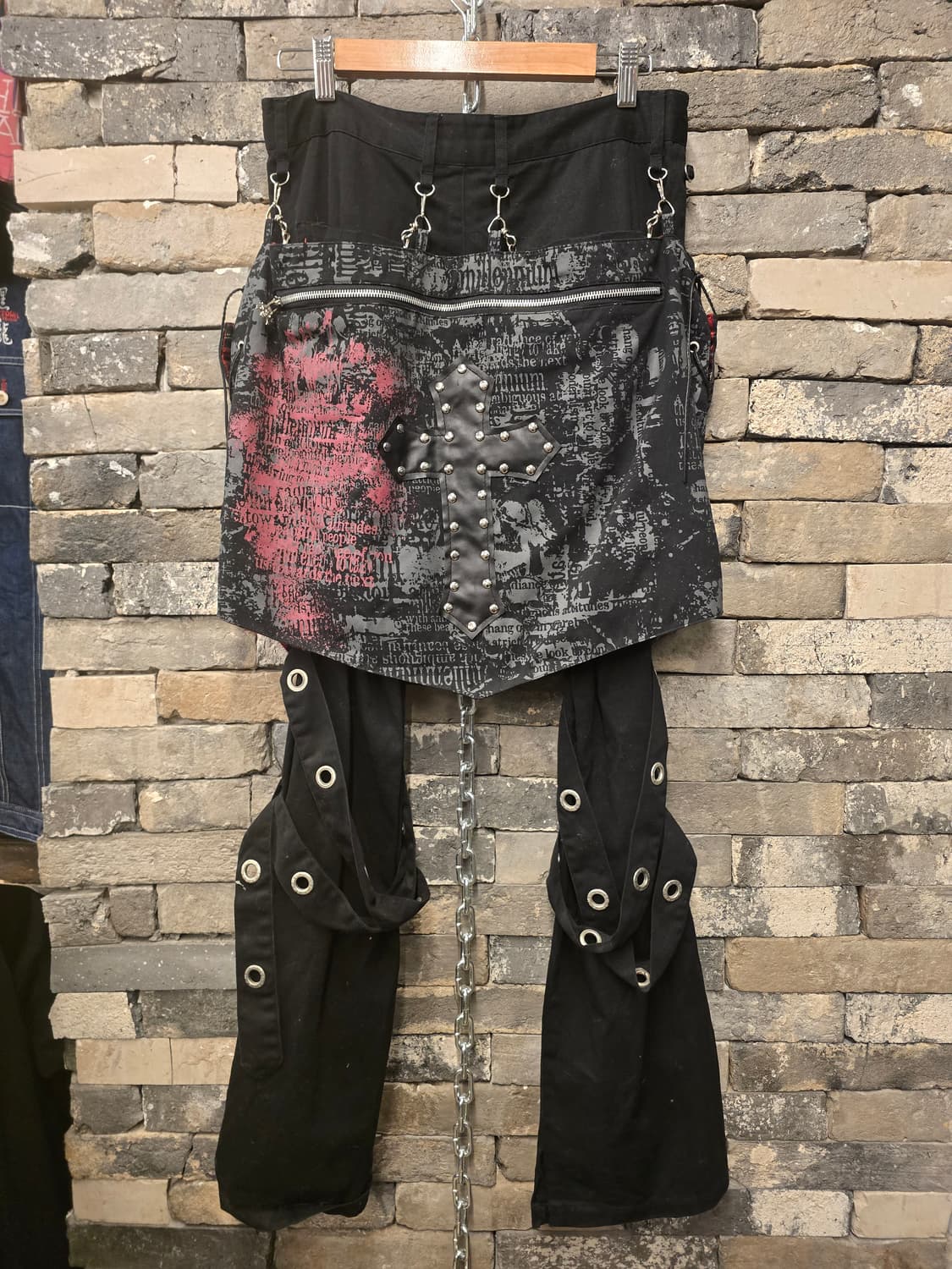 Madpunks girl boots cut bondage pants 상품이미지2