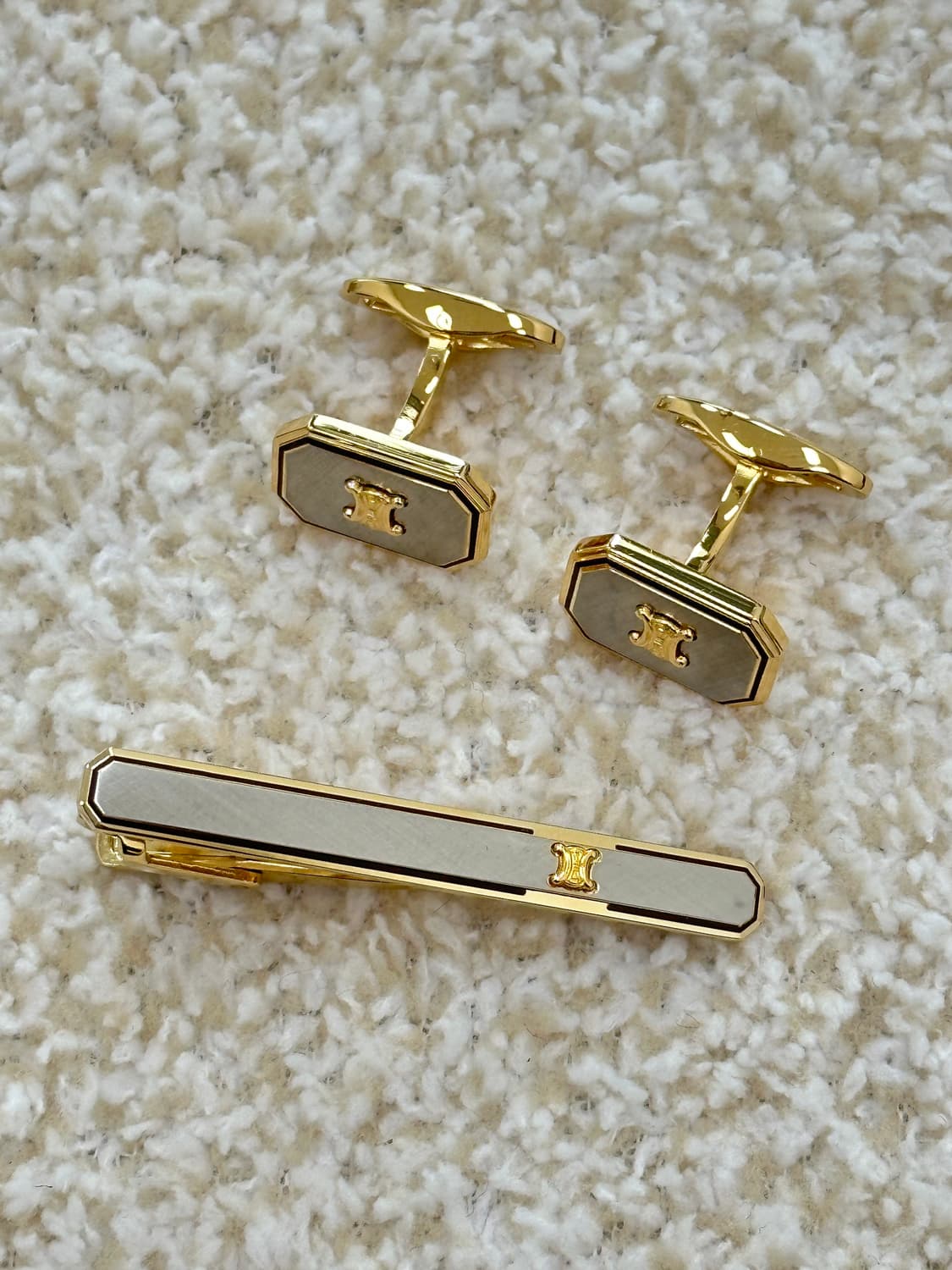 셀린느 넥타이핀+커프스링크 세트 상품이미지4