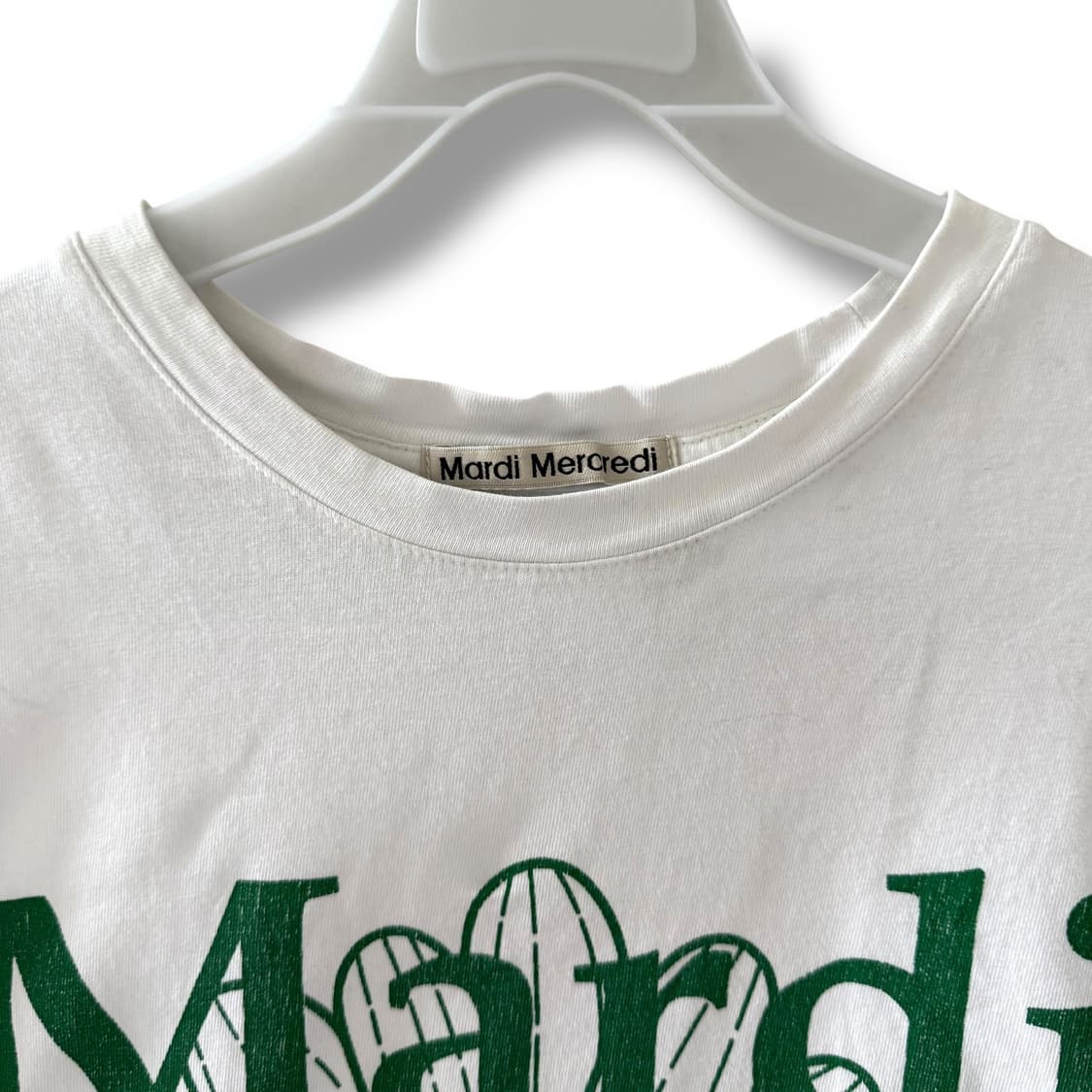 마르디메크르디 화이트 반팔 상품이미지5