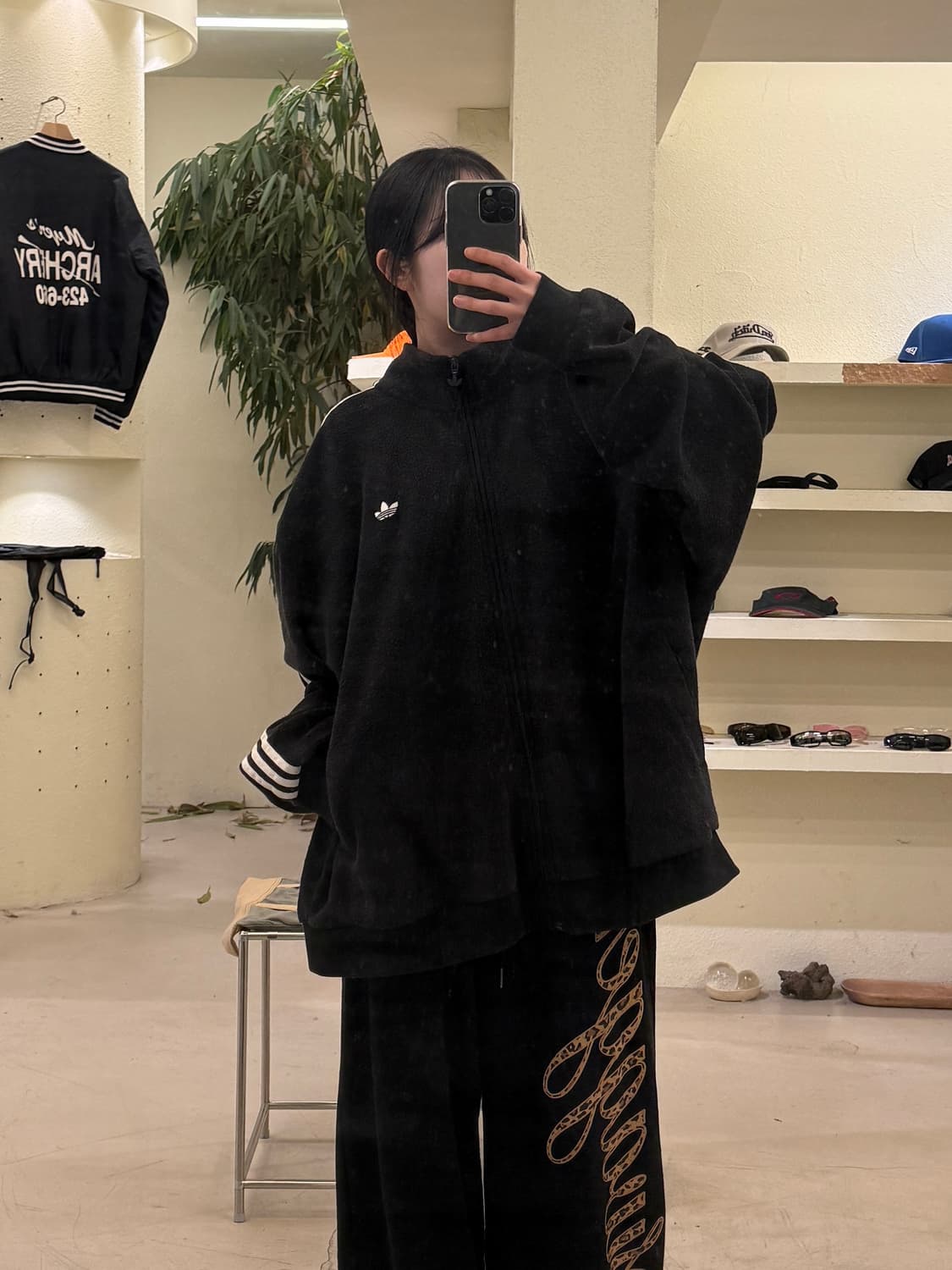 아디다스 부클 박시핏 블랙 트랙 자켓 U299 상품이미지1